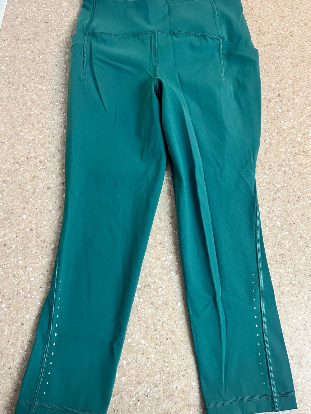 lululemon athletica Teal High-Rise Leggings with Side Stud Detail
